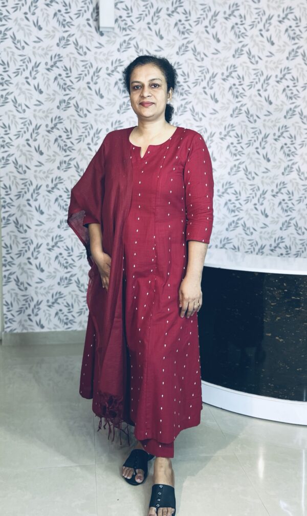 Aline top , bottom, dupatta set